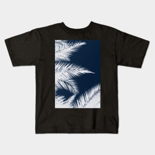 Palm Cyanotype #1 Kids T-Shirt